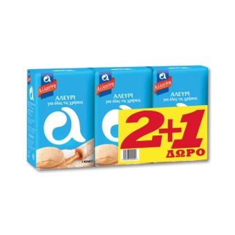 ΑΛΛΑΤΙΝΗ ΑΛΕΥΡΙ ΜΠΛΕ ΓΟΧ (2Kg+1Kg Δ)*5/ L 6KB / PAL 54ΚΒ