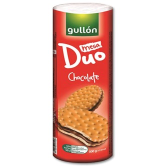 ΜΠΙΣΚΟΤΑ ΙΤΑΛΙΑΣ GULLON MEGA DUO CHOCOLATE 500g*20