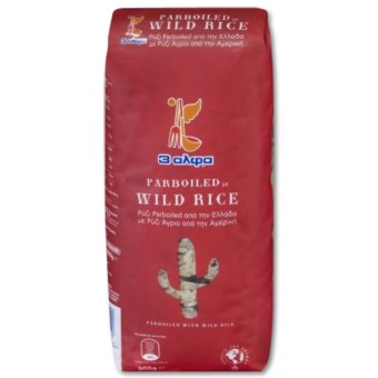 ΡΥΖΙ 3 ΑΛΦΑ ΑΓΡΙΟ-PARBOILED 500g*20
