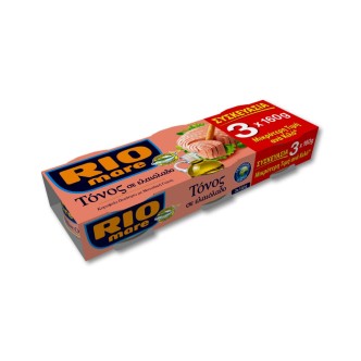 ΤΟΝΟΣ RIO-MARE ΣΕ ΝΕΡΟ (3*160g)*24