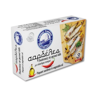 ΣΑΡΔΕΛΑ CAPTAIN FREEDOM ΠΙΚΑΝΤΙΚΗ 125g*50
