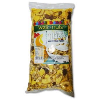 ΝΙΦΑΔΕΣ ΒΡΩΜΗΣ WELLNUTS ΜΕ ΦΡΟΥΤΑ (ΣΑΚ-500g)*12