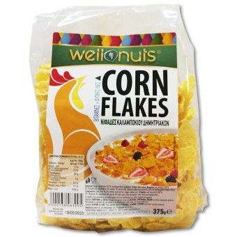 ΔΗΜΗΤΡΙΑΚΑ WELLNUTS CORN FLAKES (ΣΑΚ-375g)*12