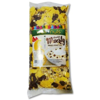 ΝΙΦΑΔΕΣ ΒΡΩΜΗΣ WELLNUTS ΜΕ ΣΟΚΟΛΑΤΑ (ΣΑΚ-500g)*12