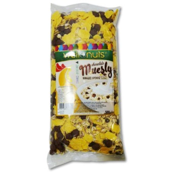 ΝΙΦΑΔΕΣ ΒΡΩΜΗΣ WELLNUTS ΜΕ ΣΟΚΟΛΑΤΑ (ΣΑΚ-500g)*12