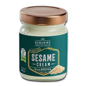 SISINNI ΤΑΧΙΝΟΚΡΕΜΑ ΜΕ ΣΤΕΒΙΑ VEGAN ΒΑΖΟ 380g*12