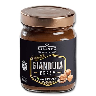 SISINNI ΚΡΕΜΑ ΜΕ ΣΟΚΟΛΑΤΑ GIANDUIA ΜΕ ΣΤΕΒΙΑ ΒΑΖΟ 380g*12