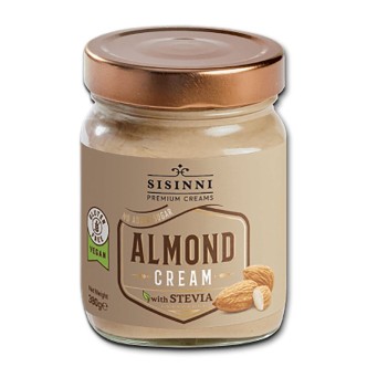 SISINNI ΑΜΥΓΔΑΛΟΚΡΕΜΑ ΜΕ ΣΤΕΒΙΑ VEGAN ΒΑΖΟ 380g*12