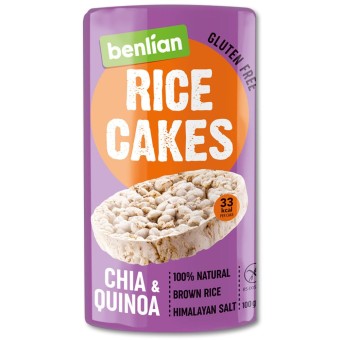 ΡΥΖΟΓΚΟΦΡΕΤΑ BENLIAN ΜΕ CHIA&QUINOA 100g*12