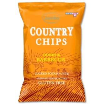 JUMBO COUNTRY CHIPS HONEY&BBQ 150g*20