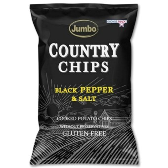 JUMBO COUNTRY CHIPS ΠΙΠΕΡΙ&ΑΛΑΤΙ 150g*20