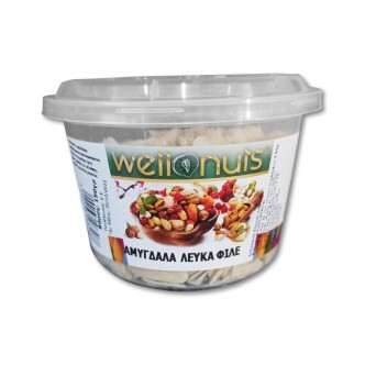 WELLNUTS ΑΜΥΓΔΑΛΑ ΛΕΥΚΑ ΦΙΛΕ ΤΑΠΕΡ 150g*15