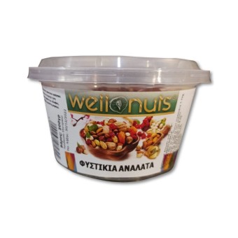 WELLNUTS ΦΥΣΤΙΚΙΑ ΑΡΑΠΙΚΑ ΑΝΑΛΑΤΑ 200g*16