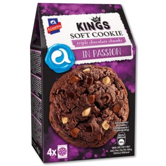 ΜΠΙΣΚΟΤΑ ΑΛΛΑΤΙΝΗ SOFT KINGS TRIPLE CHOCOLATE 160g*10