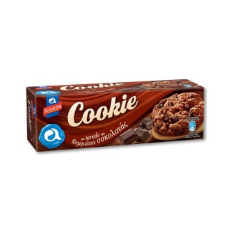 ΜΠΙΣΚΟΤΑ ΑΛΛΑΤΙΝΗ COOKIES ΜΑΥΡΗ ΣΟΚΟΛΑΤΑΣ 175g*12 $