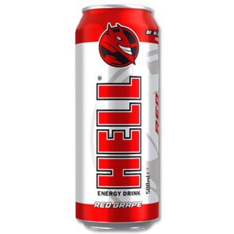 HELL ENERGY DRINK RED GRAPE 500m*12