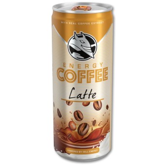 HELL ENERGY DRINK COFFEE LATTE 250m*24
