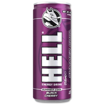 HELL ENERGY DRINK BLACK CHERRY 500m*12