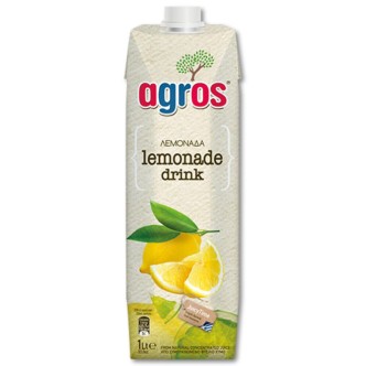 AGROS ΧΥΜΟΣ ΛΕΜΟΝΙ ΦΡΟΥΤΟΠΟΤΟ 1LT*12TEM