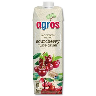 AGROS ΧΥΜΟΣ ΒΥΣΣΙΝΟ ΦΡΟΥΤΟΠΟΤΟ 1LT*12TEM