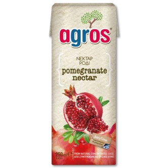 AGROS ΧΥΜΟΣ ΡΟΔΙ ΝΕΚΤΑΡ 250m *27