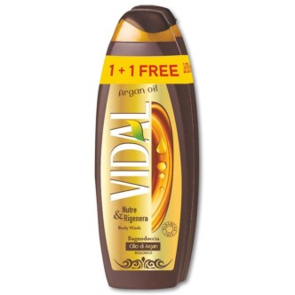 VIDAL ΑΦΡΟΛΟΥΤΡΟ ARGAN OIL 750m (1+1Δ)*6 $