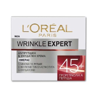 L'OREAL ΚΡΕΜΑ ΗΜΕΡΑΣ ΑΝΤΙΡΥΤΙΔΙΚΗ ΠΡΟΣΩΠΟΥ WRINKLE EXPERT (45+) 50m*6