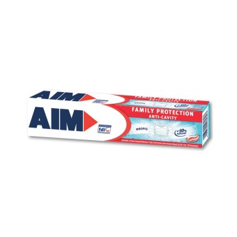 AIM  ΟΔΟΝΤΟΠΑΣΤΑ FAMILY PROTECTION WHITE 75m*24