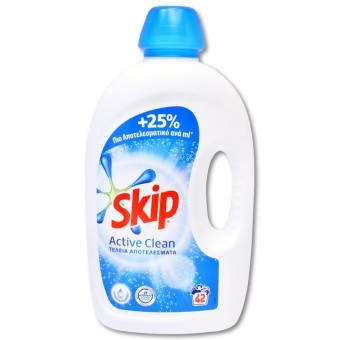 SKIP ΥΓΡΟ ΠΛΥΝΤ ACTIVE CLEAN (42ΜΖ) 2,1L*3