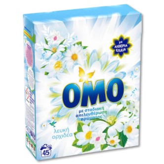 OMO ΣΚΟΝΗ ΠΛΥΝΤ. ΛΕΥΚΗ ΟΡΧΙΔΕΑ (45ΜΖ) 2,520kg*4