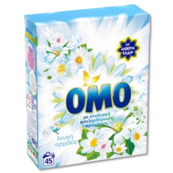 OMO ΣΚΟΝΗ ΠΛΥΝΤ. ΛΕΥΚΗ ΟΡΧΙΔΕΑ (45ΜΖ) 2,520kg*4
