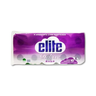ΧΑΡΤΙ ΥΓΕΙΑΣ ELITE DELUXE ΑΠΑΛΟ 3Φ (10*90g)*9