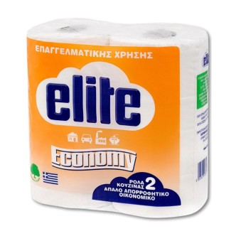 ΡΟΛΟ ΚΟΥΖΙΝΑΣ ELITE ECONOMY ΛΕΥΚΟ 2Φ (ΠΚ-2ΤΜ*430g)*12