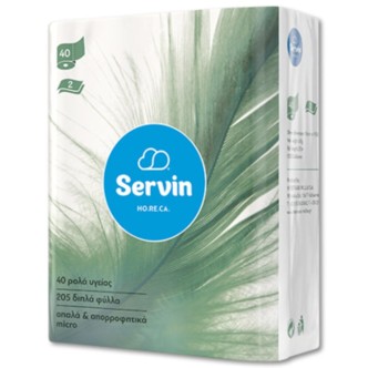 ΧΑΡΤΙ ΥΓΕΙΑΣ SERVIN HORECA 2Φ (ΠΚ-40ΤΜ*68g)*3