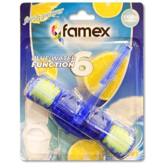 FAMEX ΚΑΘΑΡΙΣΤΙΚΟ ΜΠΛΟΚ ΤΟΥΑΛΕΤΑΣ ΛΕΜΟΝΙ (ΠΚ-1ΤΕΜ)*24
