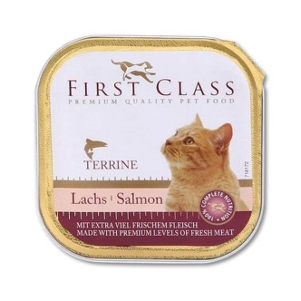 ΤΡΟΦΗ ΓΑΤΑΣ FIRST CLASS ΠΑΤΕ ΚΟΤΟΠΟΥΛΟ 100g*34