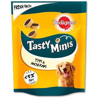 ΤΡΟΦΗ ΣΚΥΛΟΥ PEDIGREE ΜΠΟΥΚΙΤΣΕΣ ΤΥΡΙ-ΜΟΣΧΑΡΙ 140g*6