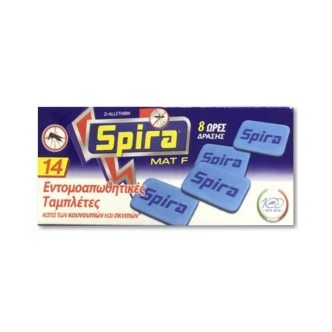 SPIRA ΕΝΤΟΜΟΑΠΩΘΗΤΙΚΕΣ ΤΑΜΠΛΕΤΕΣ (14ΤΕΜ+14ΤΕΜ ΔΩΡΟ)*12