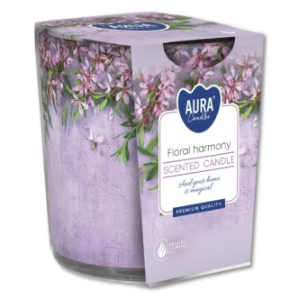 ΚΕΡΙ ΑΡΩΜΑΤΙΚΟ BISPOL FLORAL HARMONY ΓΙΑΛΙΝΟ ΠΟΤΗΡΙ*6