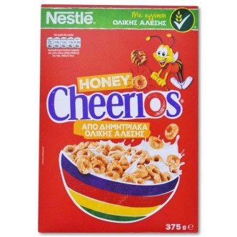 ΔΗΜΗΤΡΙΑΚΑ CHEERIOS ΜΕΛΙ (ΟΛΙΚΗΣ) 375g*18