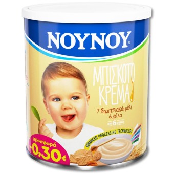 ΜΠΙΣΚΟΤΟΚΡΕΜΑ ΝΟΥΝΟΥ(-0,30€) 300g*12