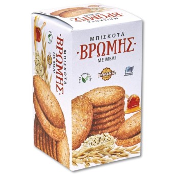 ΜΠΙΣΚΟΤΑ ΒΙΟΛΑΝΤΑ ΒΡΩΜΗΣ ΜΕ ΜΕΛΙ 200g*12