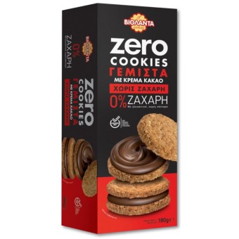 COOKIES ZERO ΒΙΟΛΑΝΤΑ ΓΕΜΙΣΤΑ ΚΑΚΑΟ 180g*12