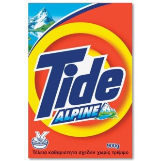 TIDE ΣΚΟΝΗ ΚΟΥΤΙ ALPINE 900g*12 $