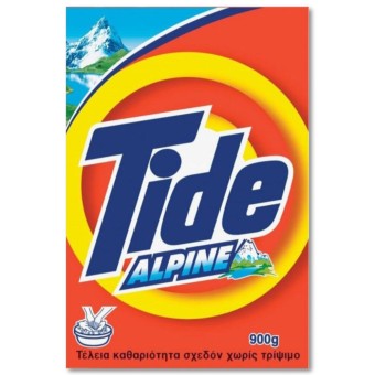 TIDE ΣΚΟΝΗ ΚΟΥΤΙ ALPINE 900g*12 $