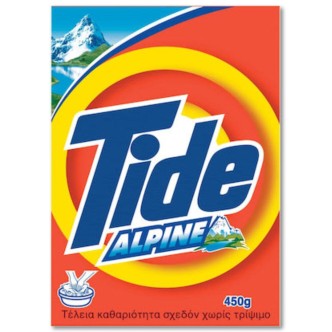 TIDE ΣΚΟΝΗ ΚΟΥΤΙ ALPINE 450g*18 $