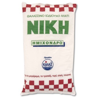 ΑΛΑΤΙ ΝΙΚΗ  ΗΜΙΧΟΝΔΡΟ ΣΑΚΙ 1kg*12