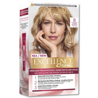 EXCELLENCE ΚΡΕΜΑ ΒΑΦΗΣ (8.0) ΞΑΝΘΟ ΑΝΟΙΧ. 48m*3